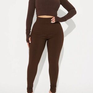 Chocolate Snatched Leggings